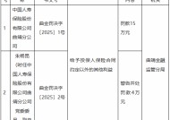 国寿寿险曲靖分公司被罚15万元：给予投保人保险合同约定以外的其他利益