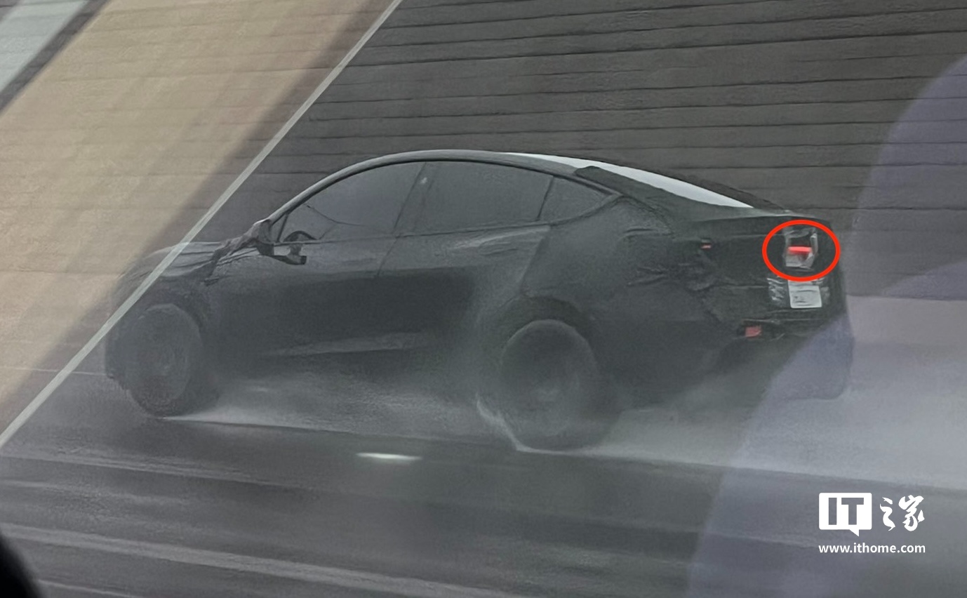 新款特斯拉 Model Y 再现身，配备贯穿式尾灯