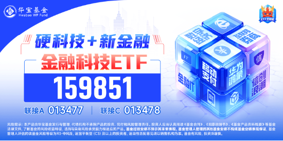 连续70日突破万亿元！金融科技突发拉升，恒银科技、金证股份涨超7%，金融科技ETF（159851）连续两日收阳！